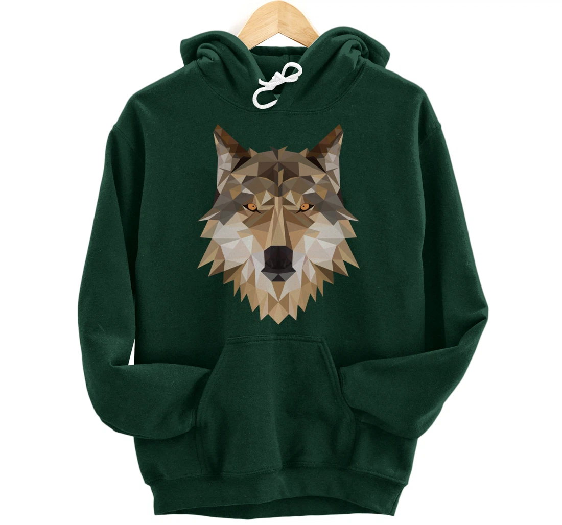 Wolf Gift Wolves Design For Girls Boys Teens Women Men Pullover Hoodie
