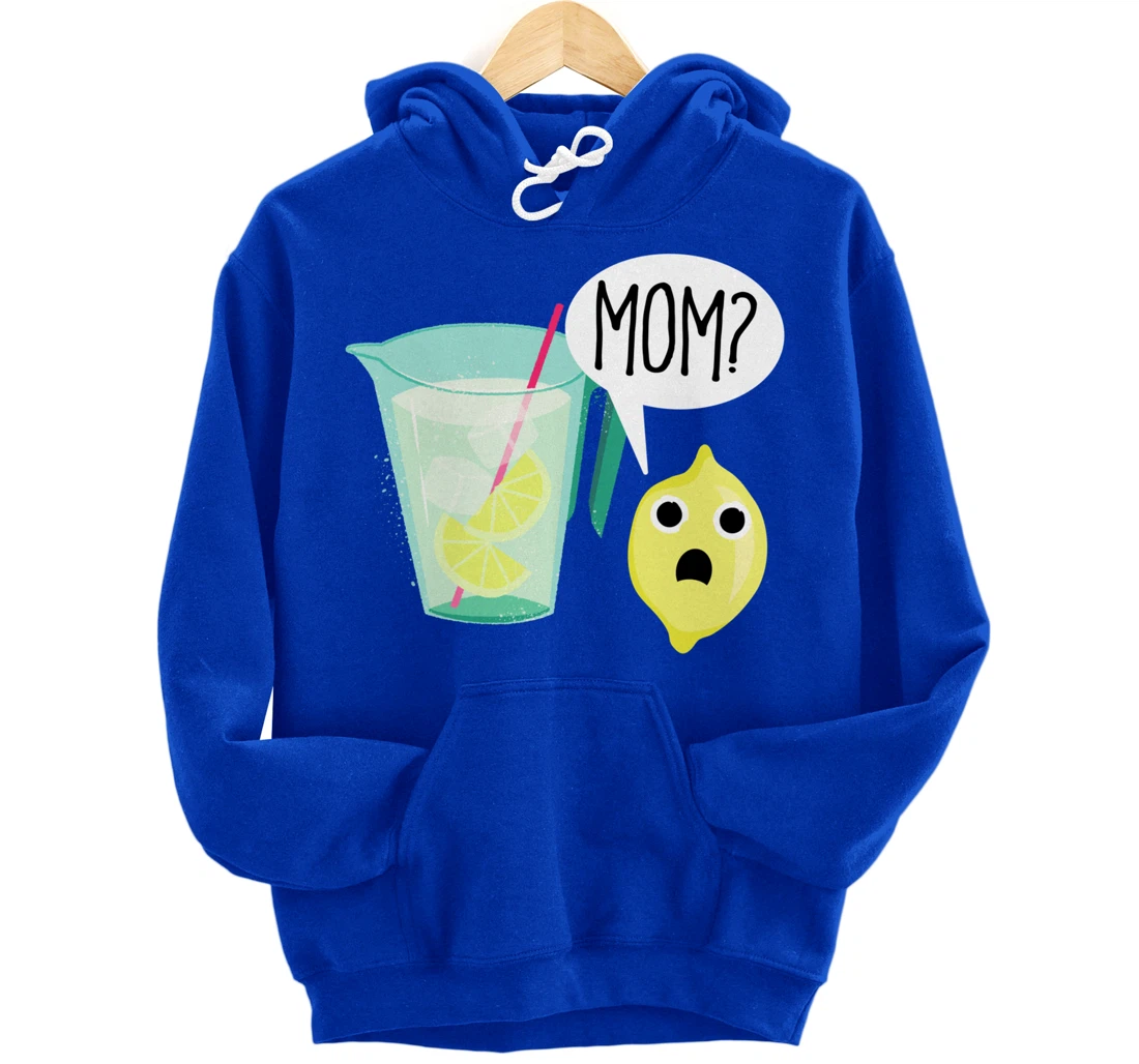 Lemon and Lemonade Mom Dark Sick Humor Funny Cartoon Pullover Hoodie