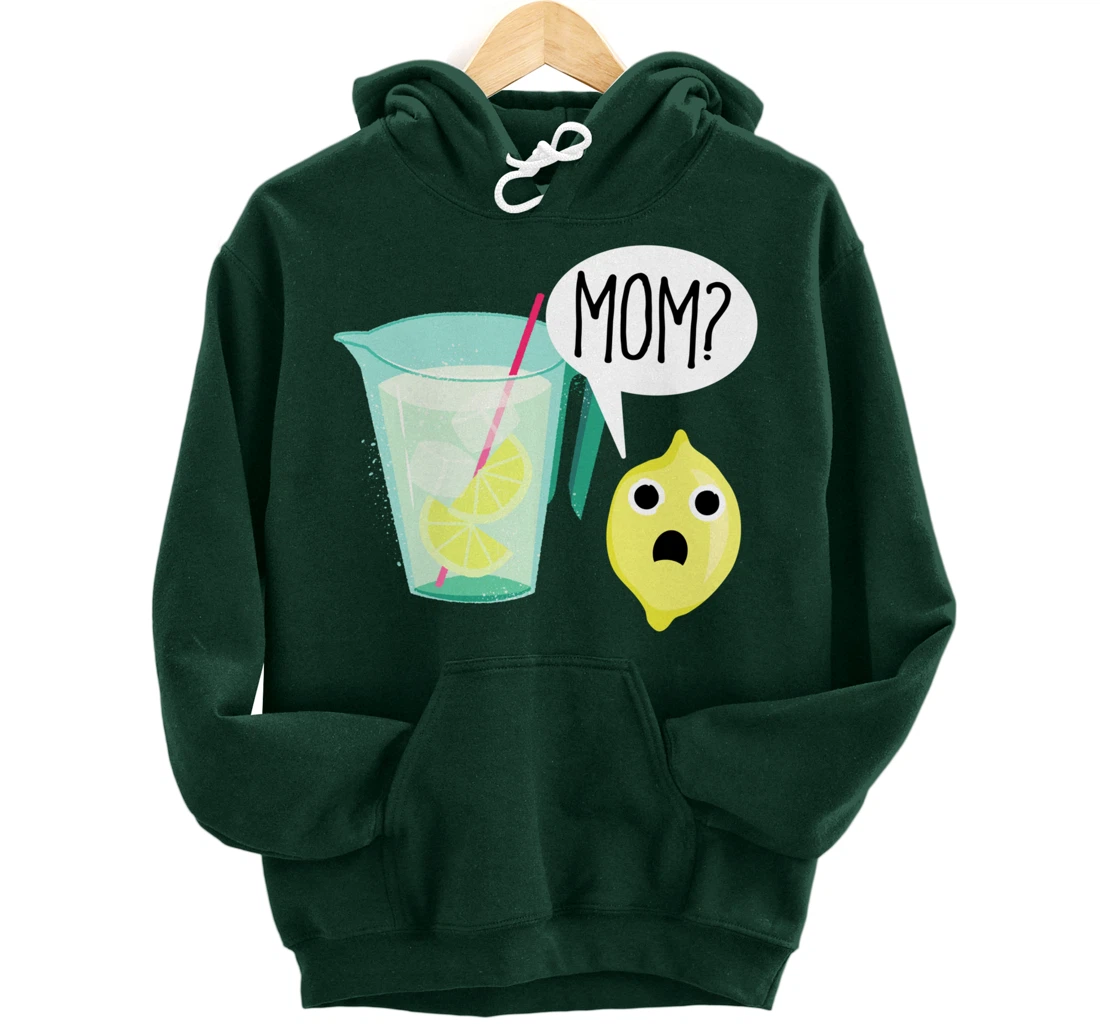 Lemon and Lemonade Mom Dark Sick Humor Funny Cartoon Pullover Hoodie