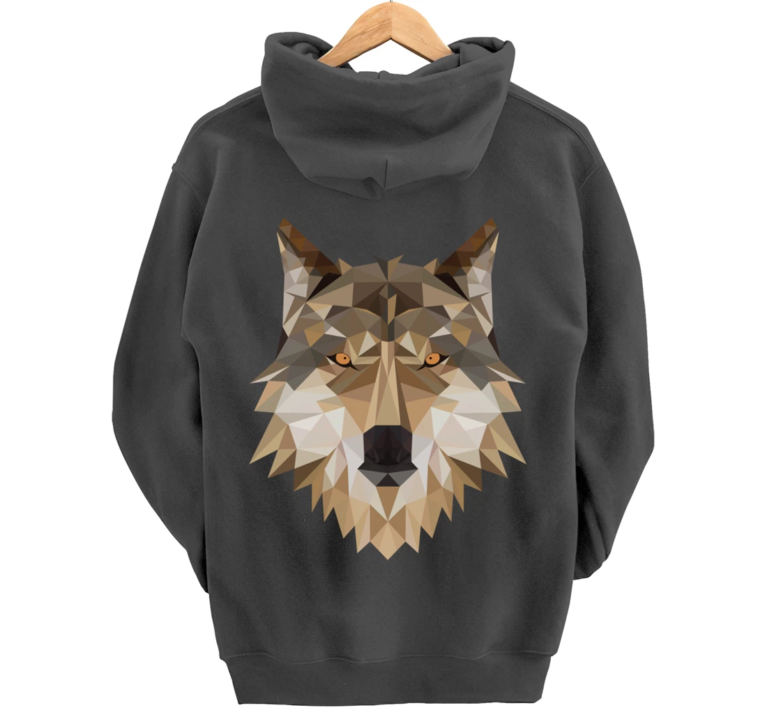 Wolf Gift Wolves Design For Girls Boys Teens Women Men Pullover Hoodie