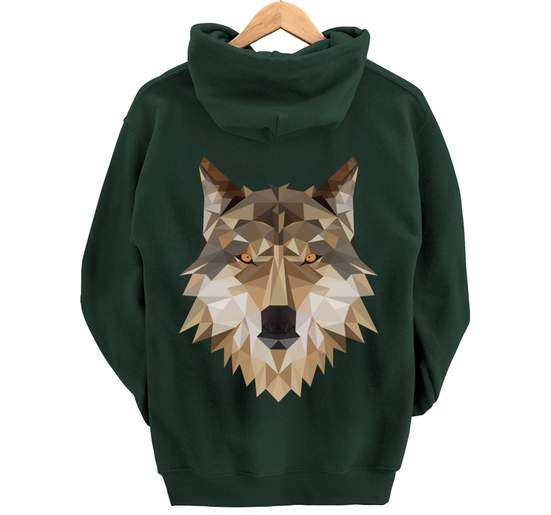 Wolf Gift Wolves Design For Girls Boys Teens Women Men Pullover Hoodie