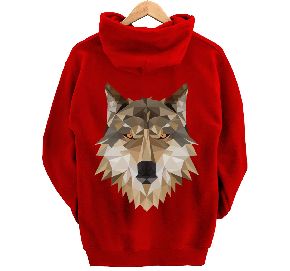 Wolf Gift Wolves Design For Girls Boys Teens Women Men Pullover Hoodie