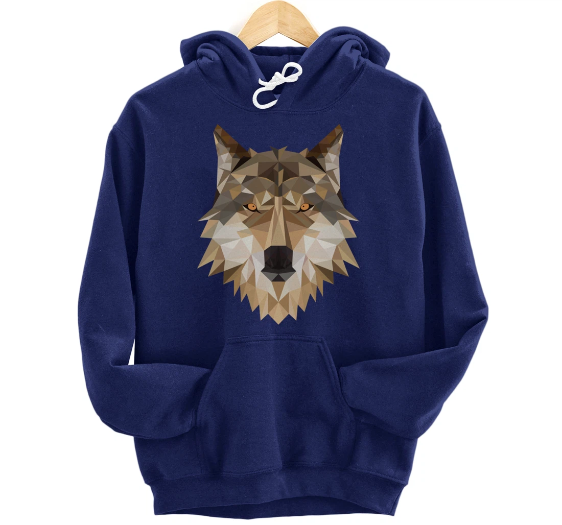 Wolf Gift Wolves Design For Girls Boys Teens Women Men Pullover Hoodie