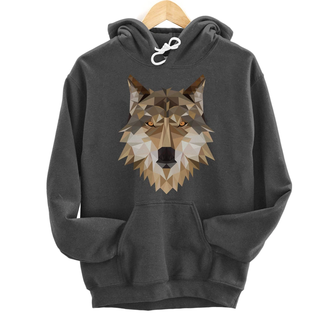 Wolf Gift Wolves Design For Girls Boys Teens Women Men Pullover Hoodie