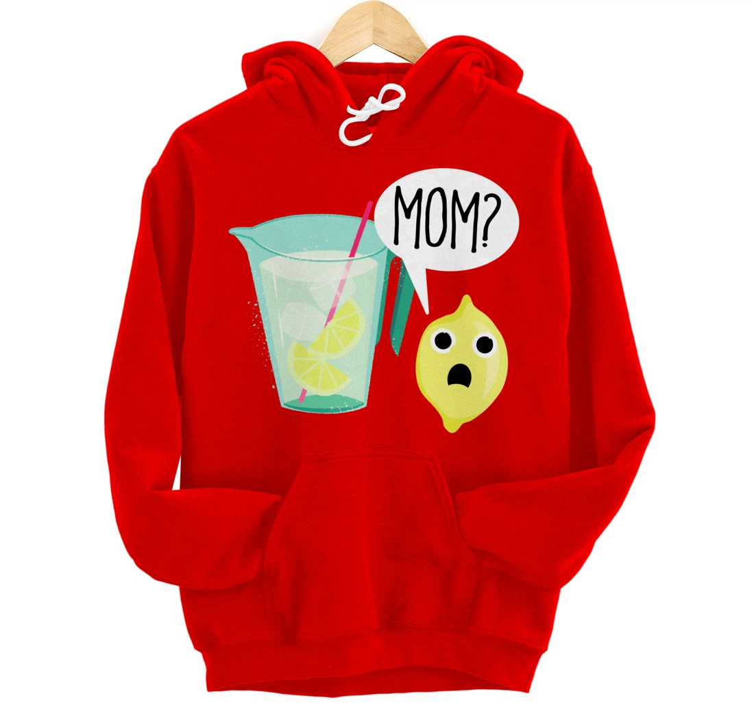 Lemon and Lemonade Mom Dark Sick Humor Funny Cartoon Pullover Hoodie