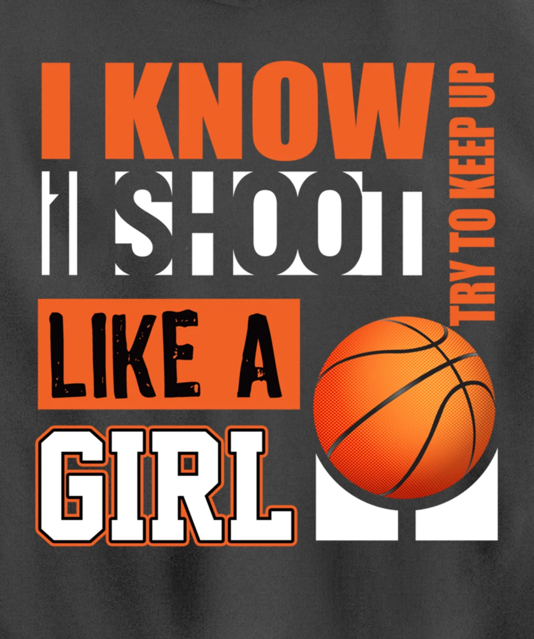 Girls Basketball Gifts for Teens Play Like a Girl Pullover Hoodie