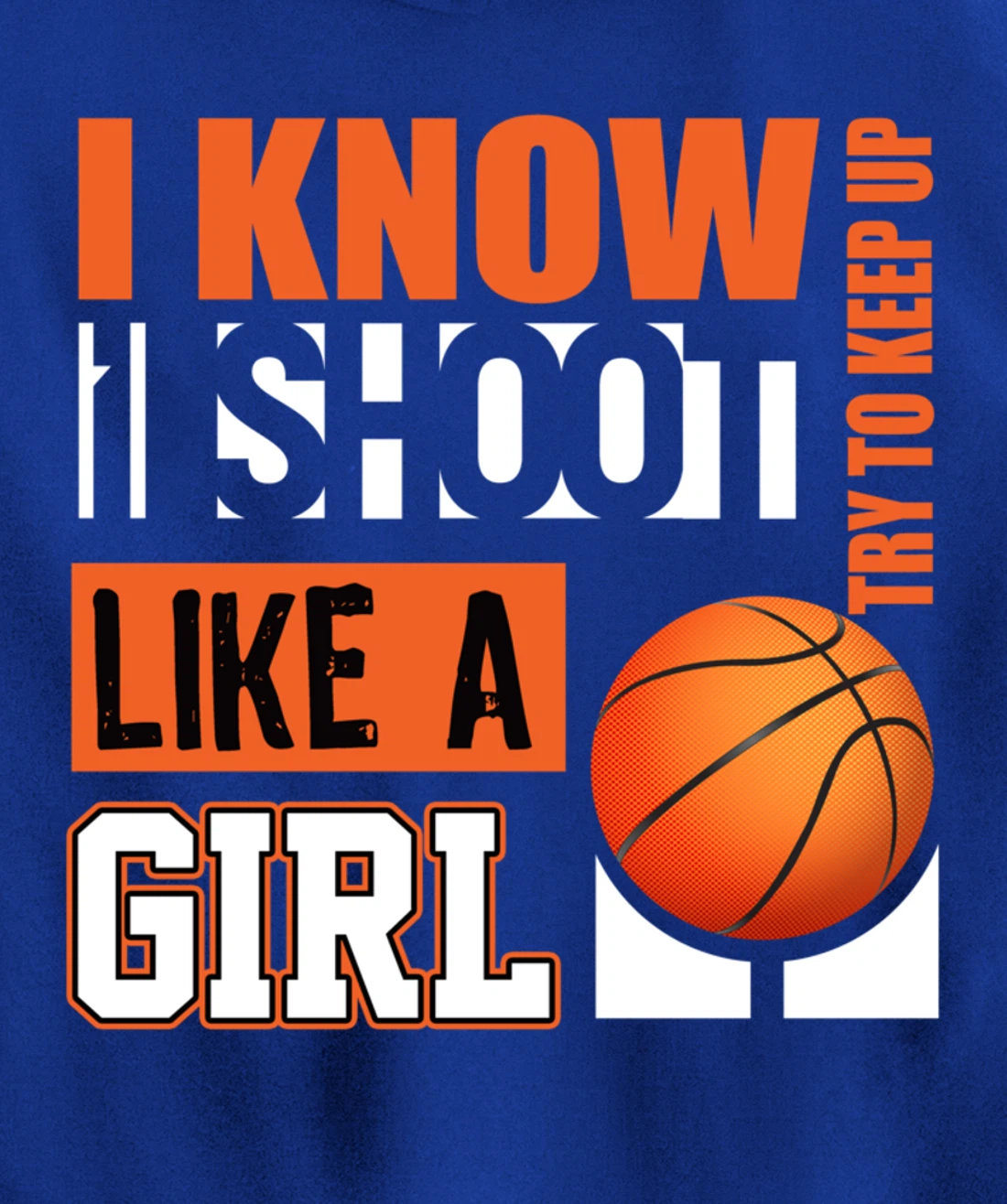 Girls Basketball Gifts for Teens Play Like a Girl Pullover Hoodie