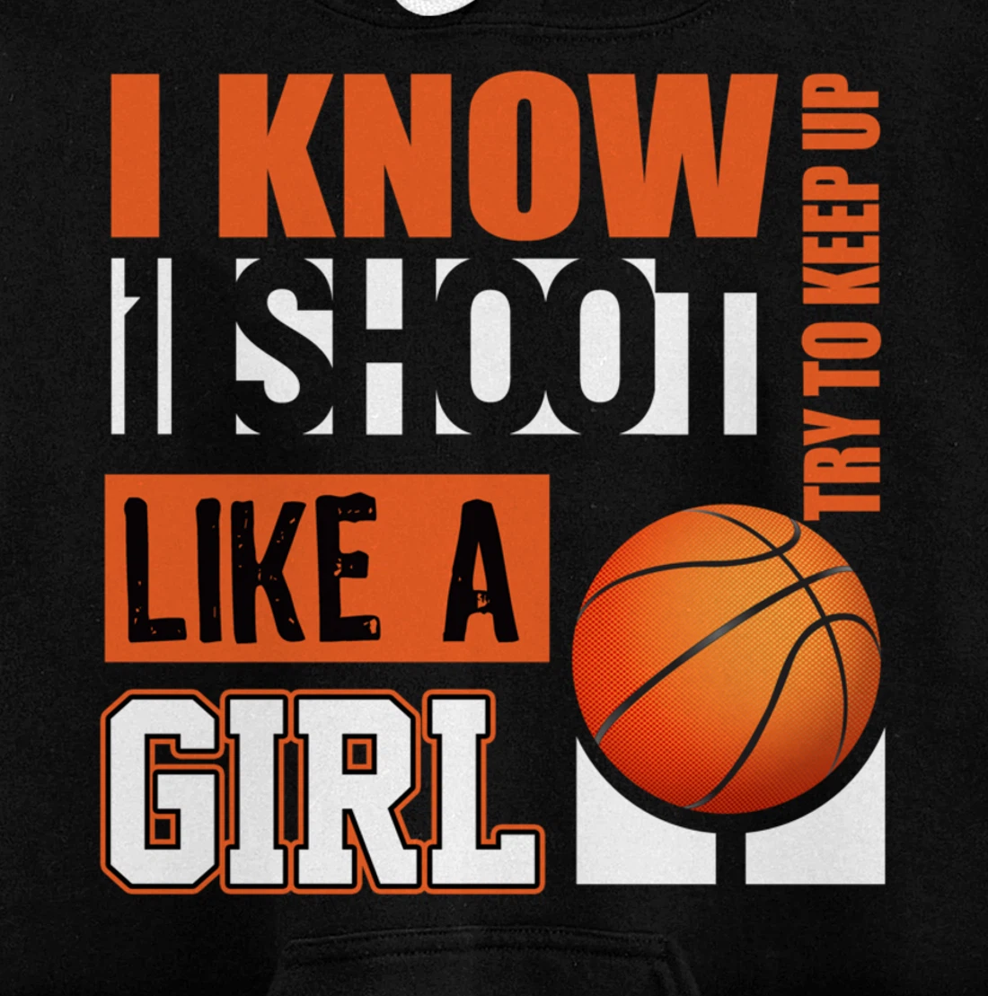 Girls Basketball Gifts for Teens Play Like a Girl Pullover Hoodie