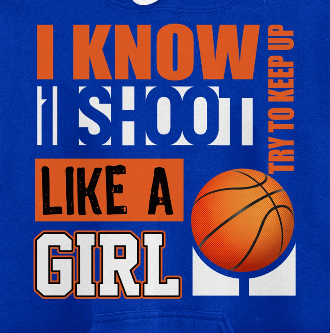 Girls Basketball Gifts for Teens Play Like a Girl Pullover Hoodie