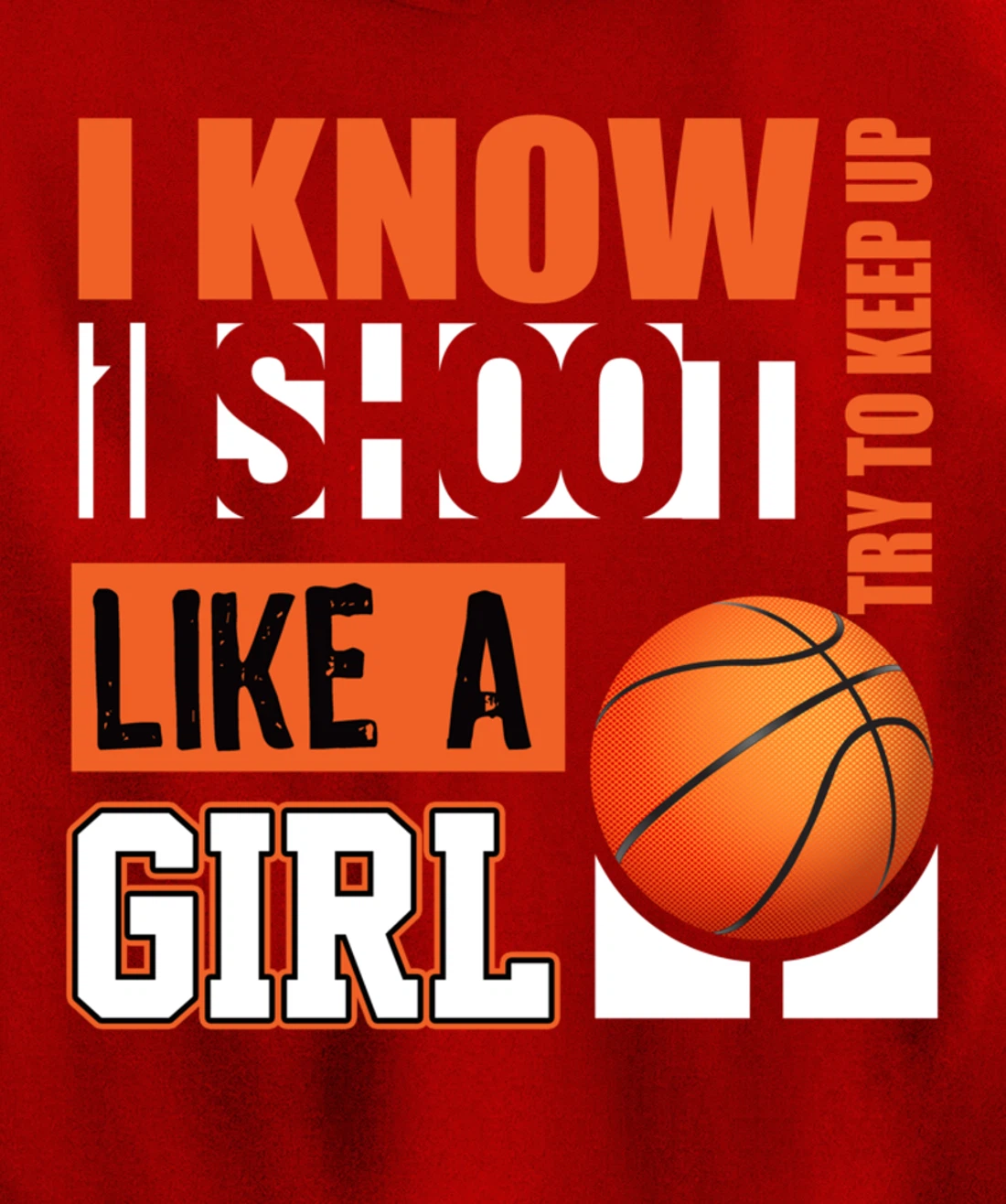Girls Basketball Gifts for Teens Play Like a Girl Pullover Hoodie