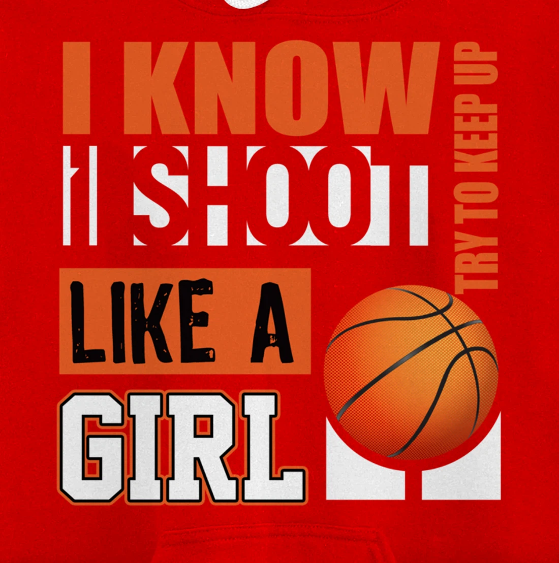 Girls Basketball Gifts for Teens Play Like a Girl Pullover Hoodie