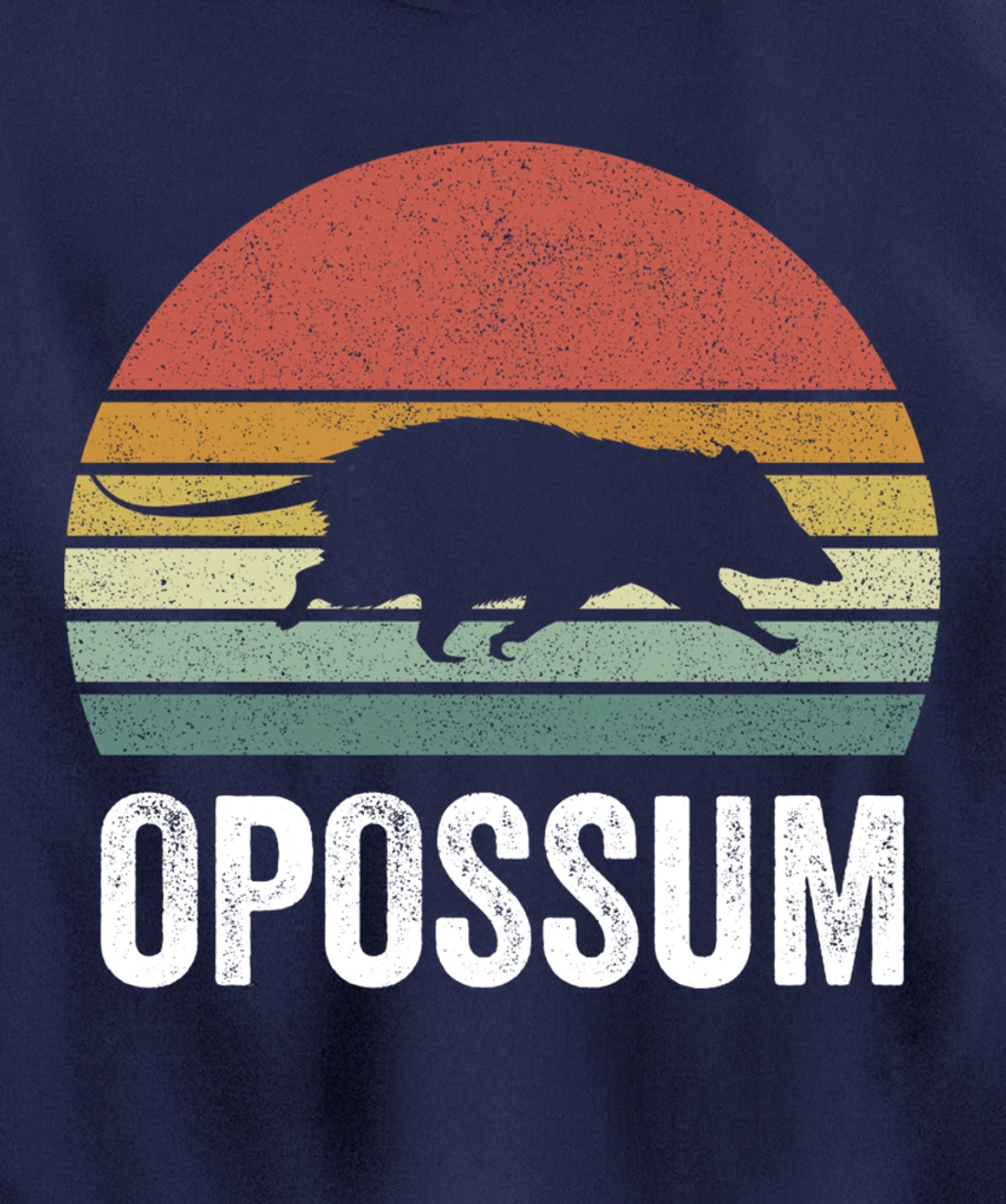 Retro Opossum Shirt Funny Animal Lover Gifts Vintage Pullover Hoodie