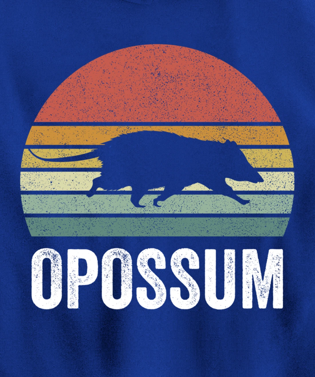 Retro Opossum Shirt Funny Animal Lover Gifts Vintage Pullover Hoodie