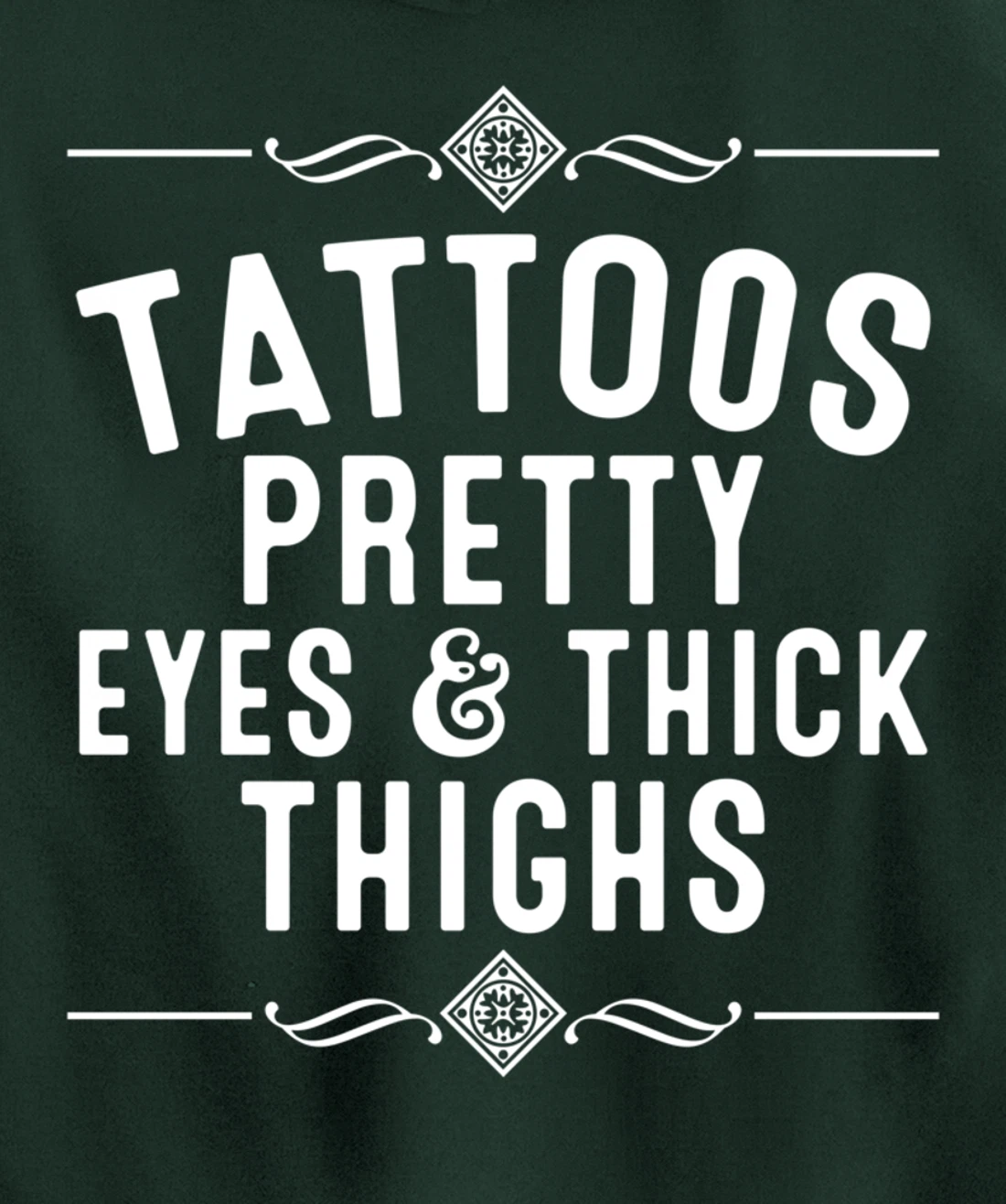 Funny Tattoos Pretty Eyes Thick Thighs Gift Tattoo Artists Pullover Hoodie