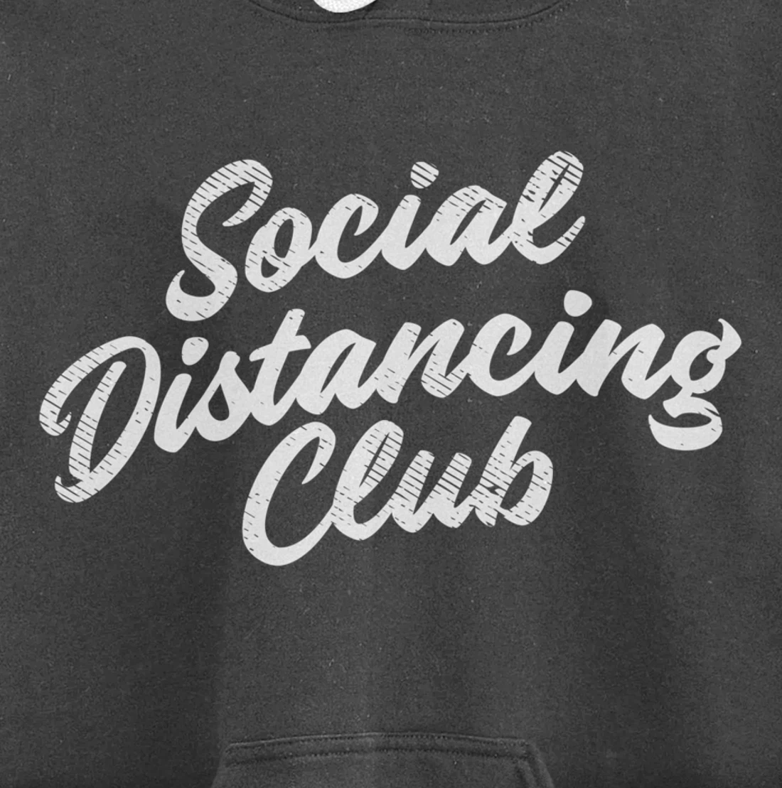 Social Distancing Club Quarantine Introvert Antisocial Gift Pullover Hoodie