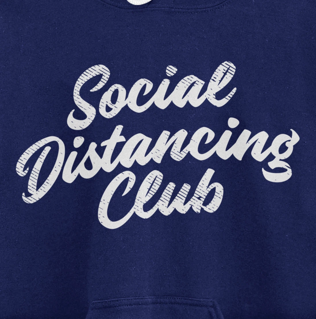 Social Distancing Club Quarantine Introvert Antisocial Gift Pullover Hoodie