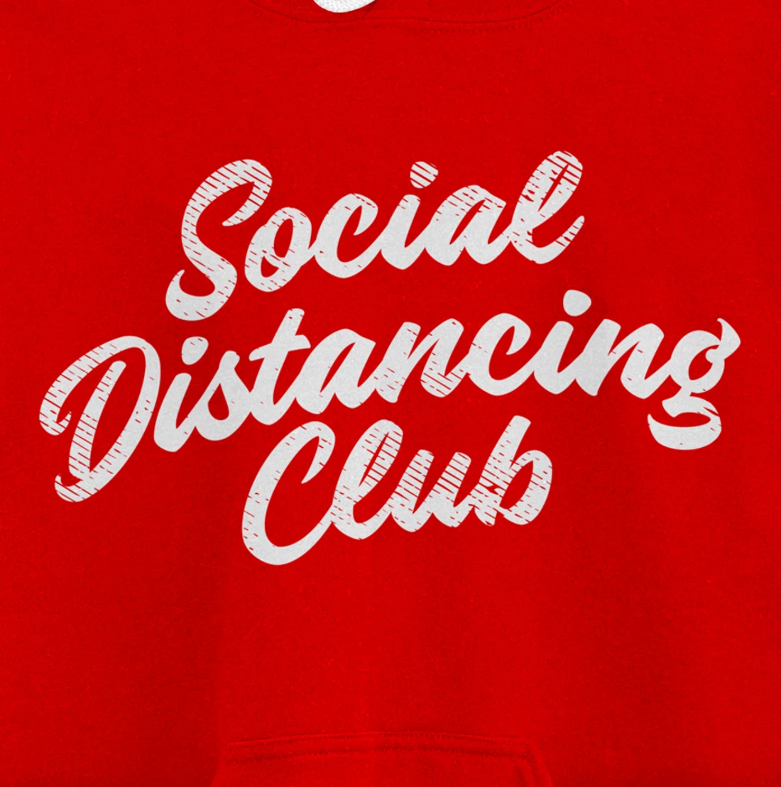Social Distancing Club Quarantine Introvert Antisocial Gift Pullover Hoodie