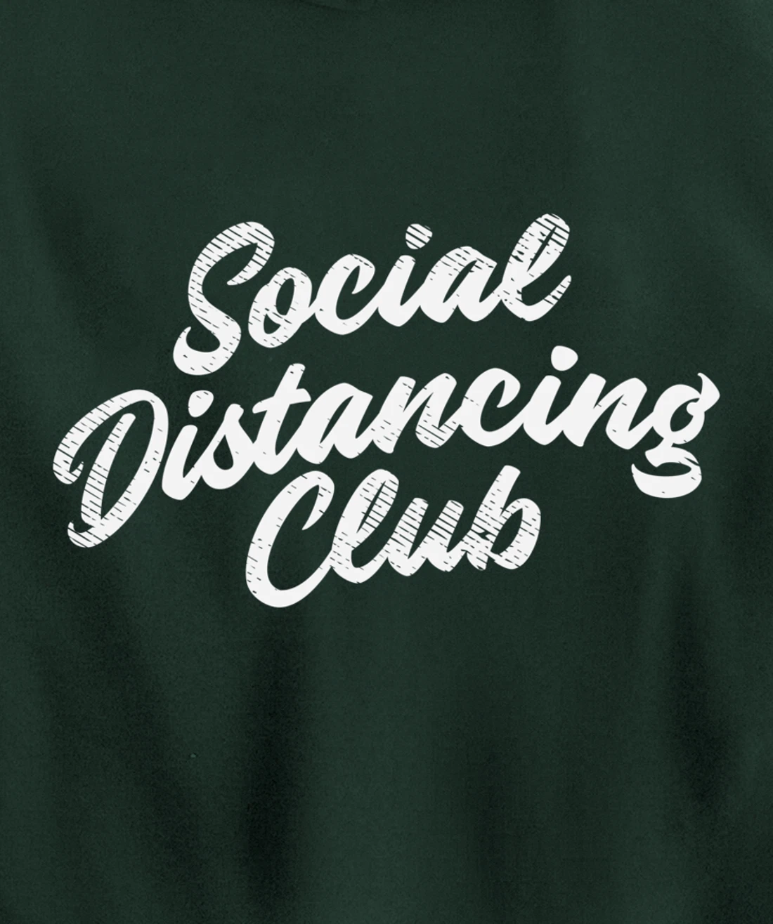 Social Distancing Club Quarantine Introvert Antisocial Gift Pullover Hoodie