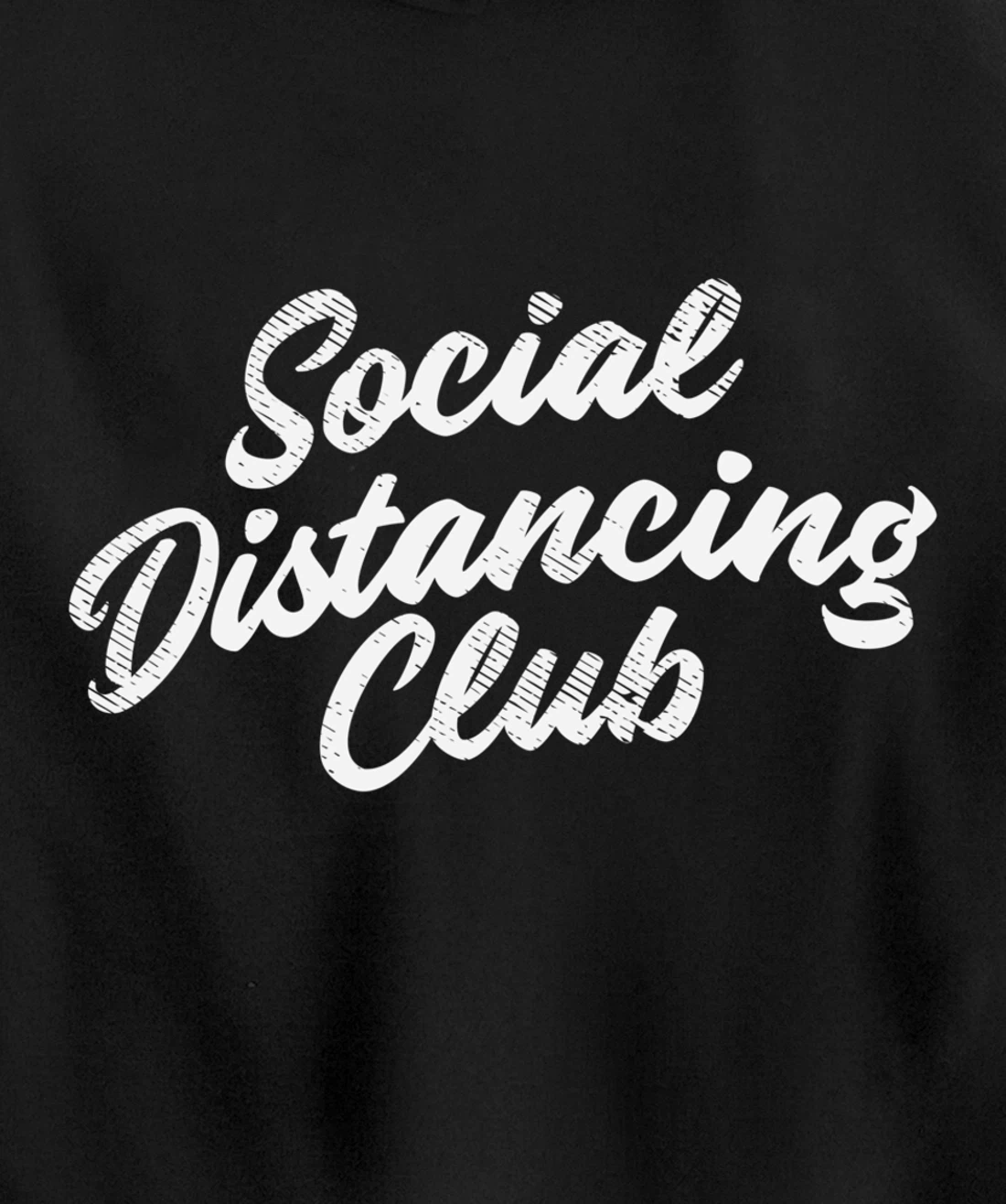 Social Distancing Club Quarantine Introvert Antisocial Gift Pullover Hoodie