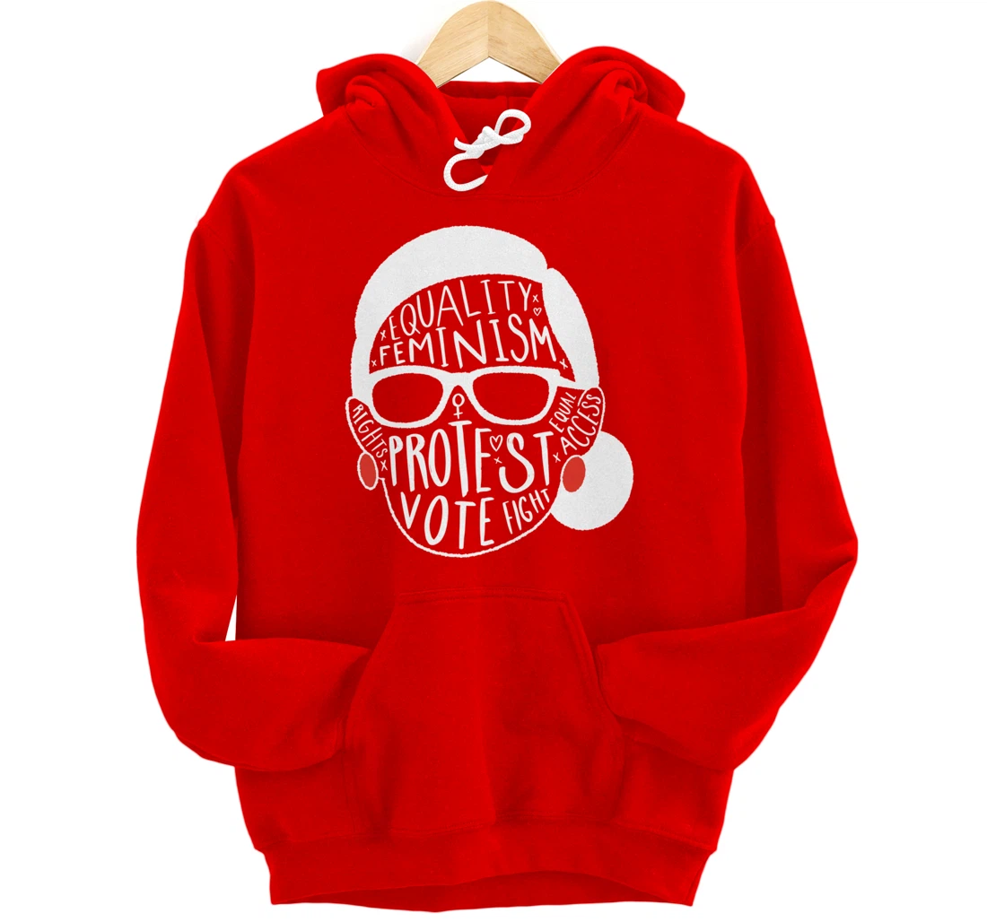 Notorious RBG Ruth Bader Ginsburg Feminist Gift Equal Rights Pullover Hoodie