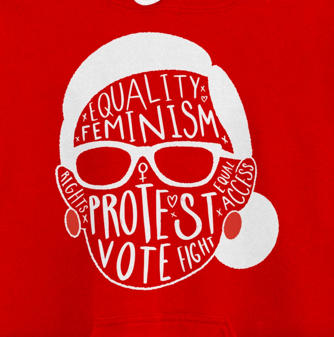 Notorious RBG Ruth Bader Ginsburg Feminist Gift Equal Rights Pullover Hoodie