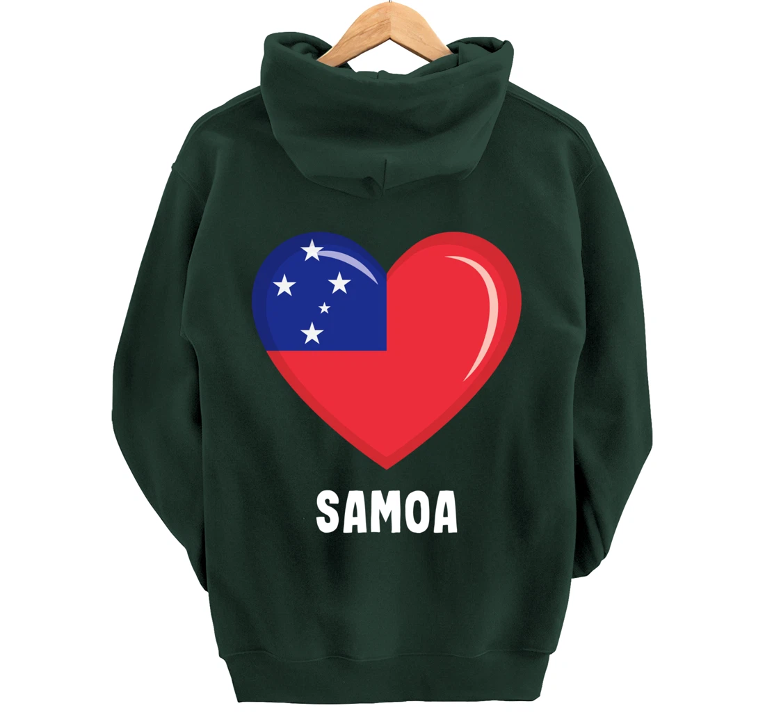 Samoa Flag Hoodie | Samoan Pullover Hoodie