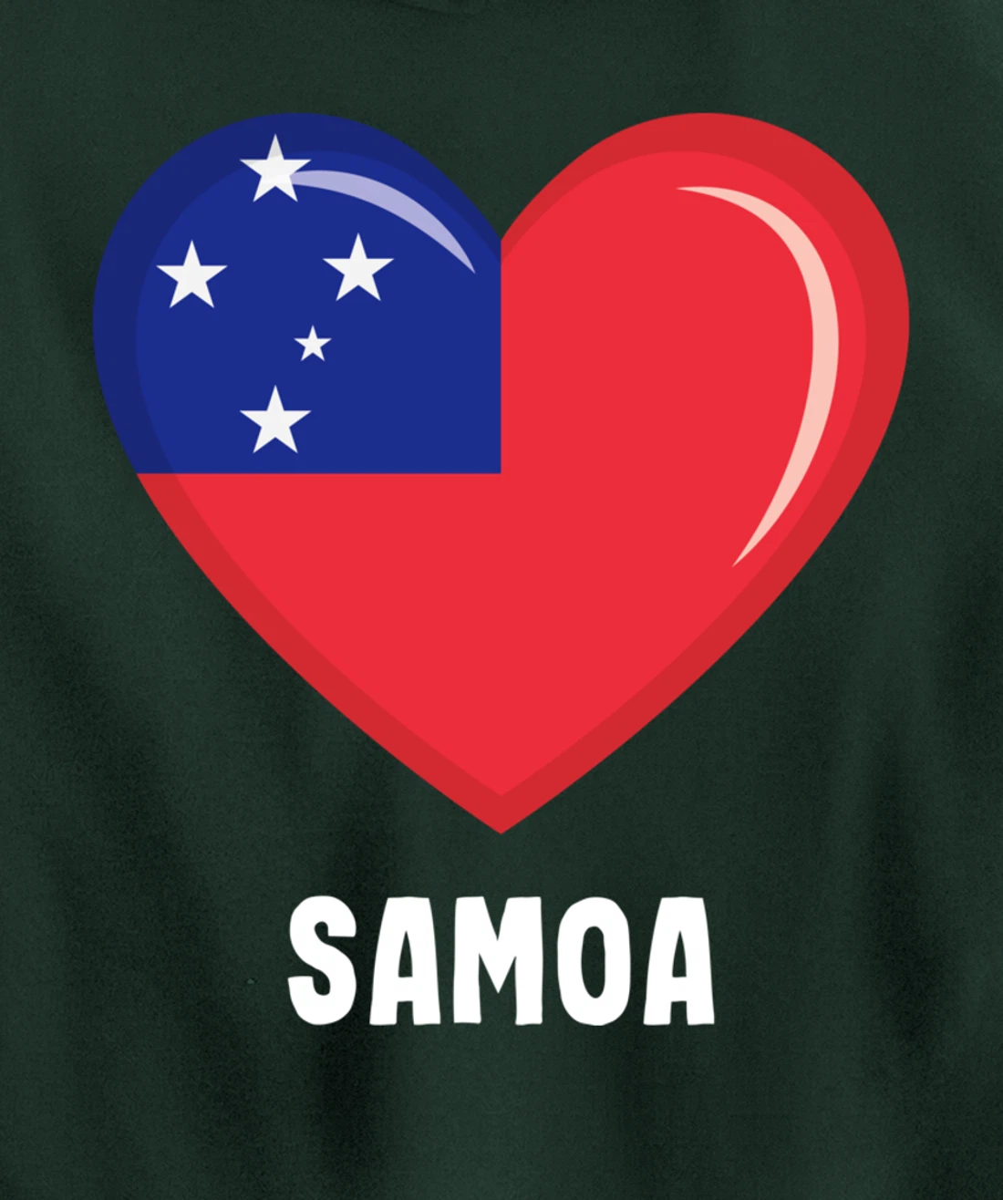 Samoa Flag Hoodie | Samoan Pullover Hoodie