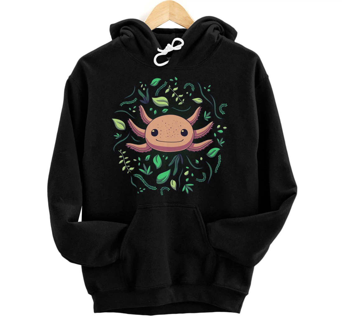 Axolove Axolotl lover, Cute Salamander, Amphibian Pullover Hoodie