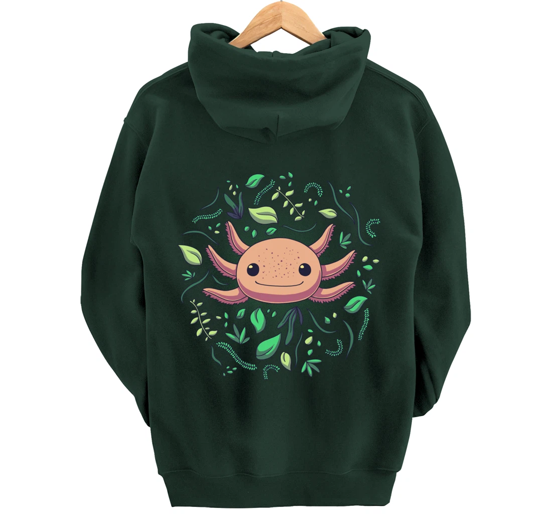 Axolove Axolotl lover, Cute Salamander, Amphibian Pullover Hoodie