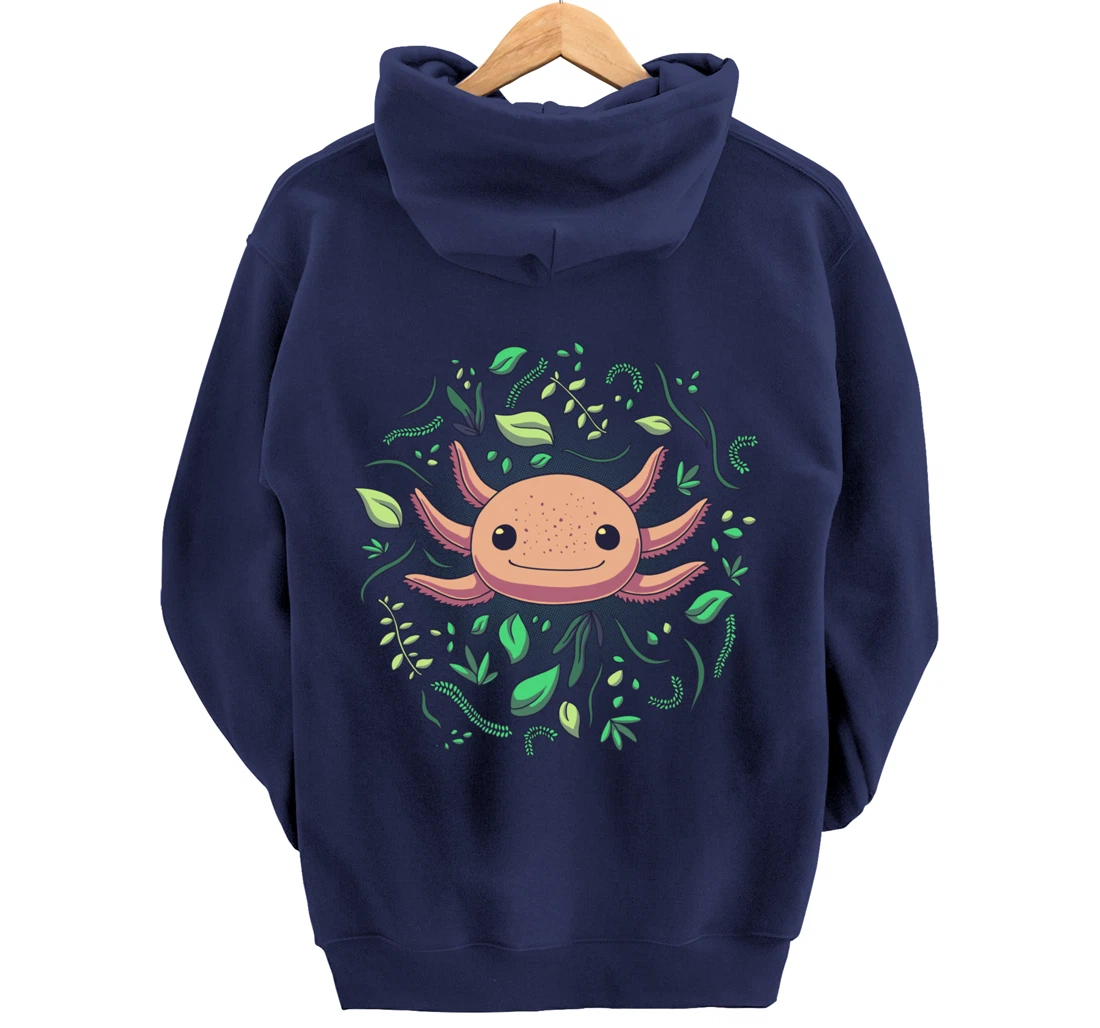 Axolove Axolotl lover, Cute Salamander, Amphibian Pullover Hoodie
