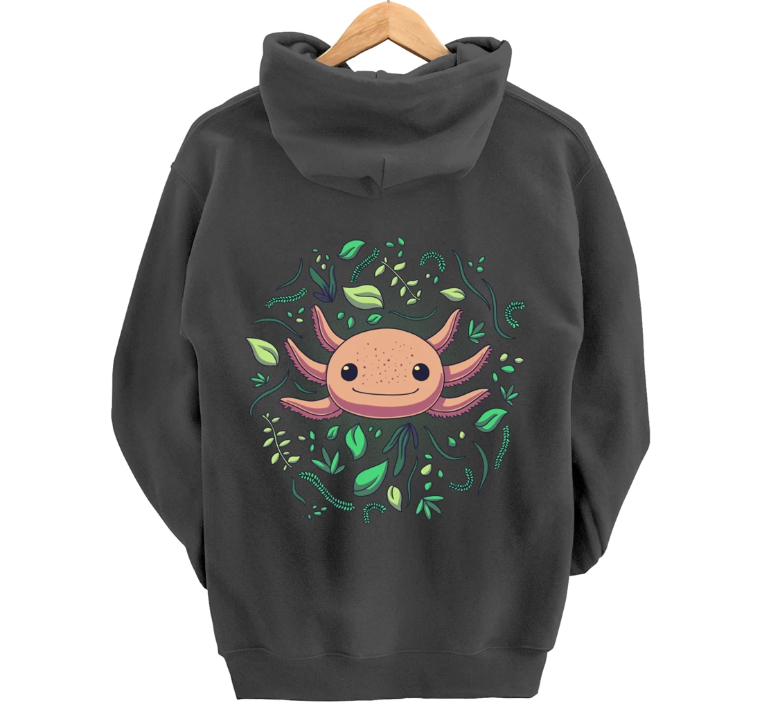 Axolove Axolotl lover, Cute Salamander, Amphibian Pullover Hoodie