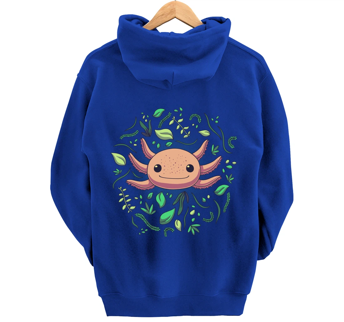 Axolove Axolotl lover, Cute Salamander, Amphibian Pullover Hoodie