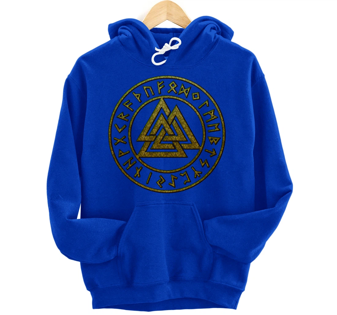Valknut, Odin, Celtic Knot, Viking, Norse, Nordic Mythology, Pullover Hoodie