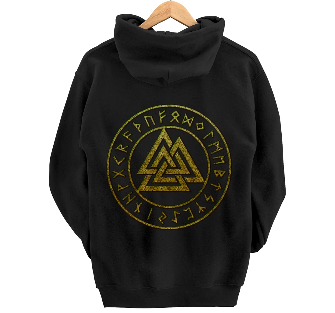 Valknut, Odin, Celtic Knot, Viking, Norse, Nordic Mythology, Pullover Hoodie