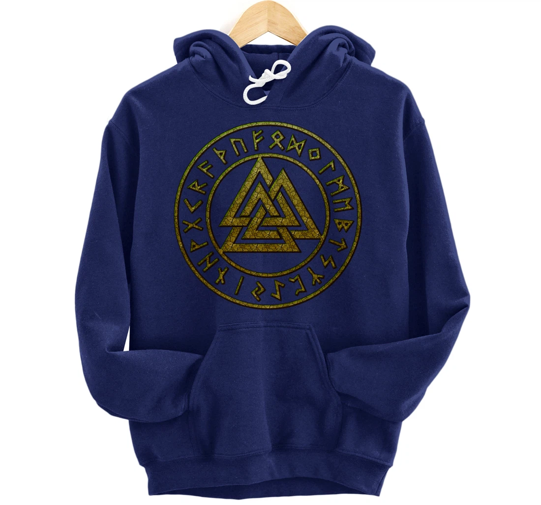 Valknut, Odin, Celtic Knot, Viking, Norse, Nordic Mythology, Pullover Hoodie