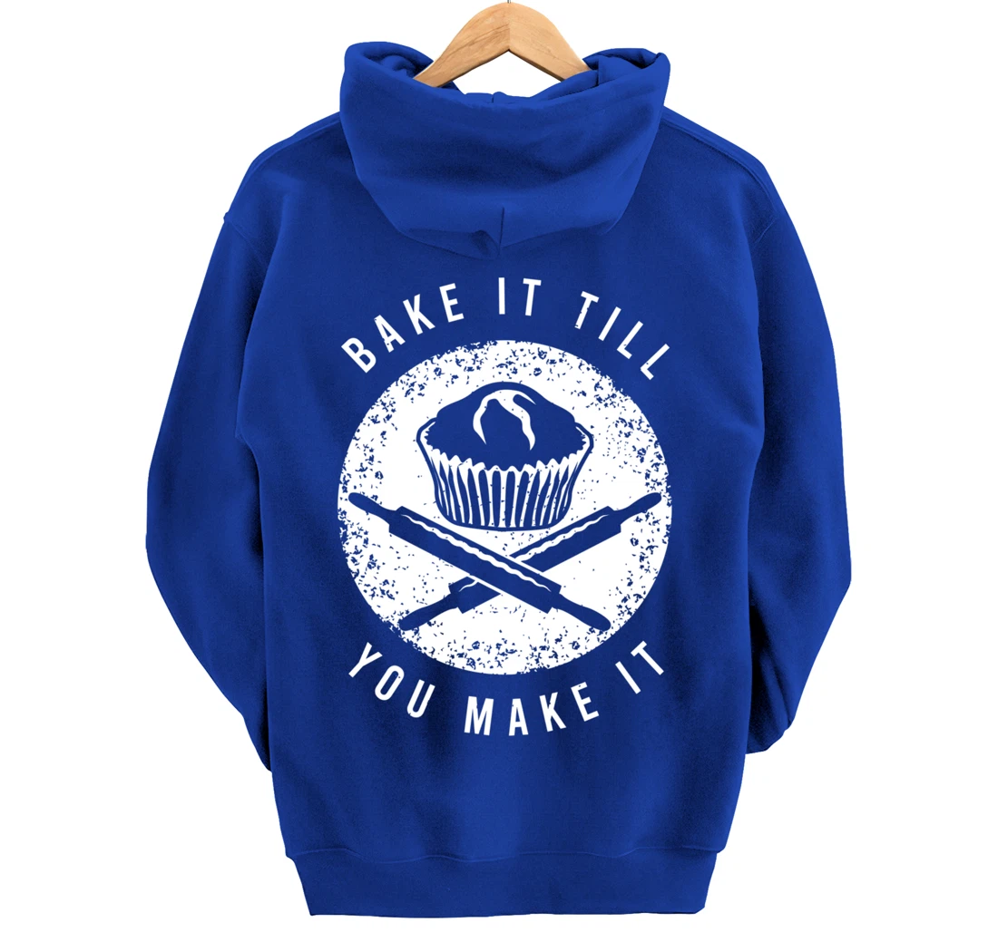 Baking Shirt for a Lover of Cake or Cookie Baking Pullover Hoodie