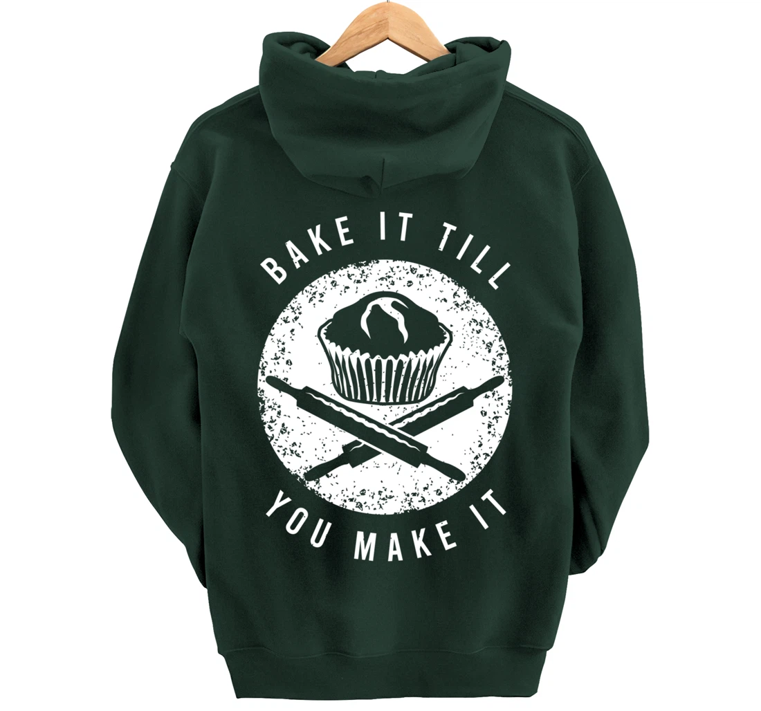 Baking Shirt for a Lover of Cake or Cookie Baking Pullover Hoodie