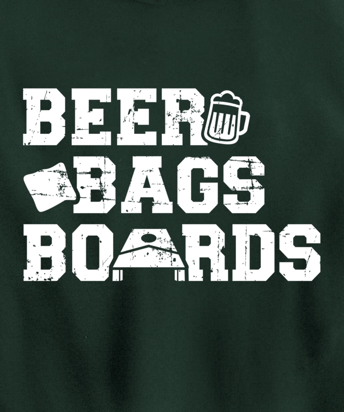 Beer Bags Boards Cornhole Pullover Hoodie
