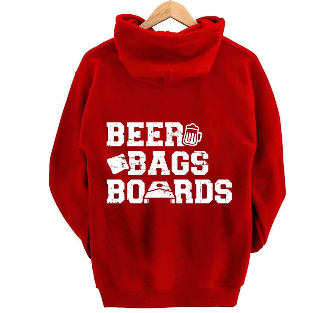 Beer Bags Boards Cornhole Pullover Hoodie