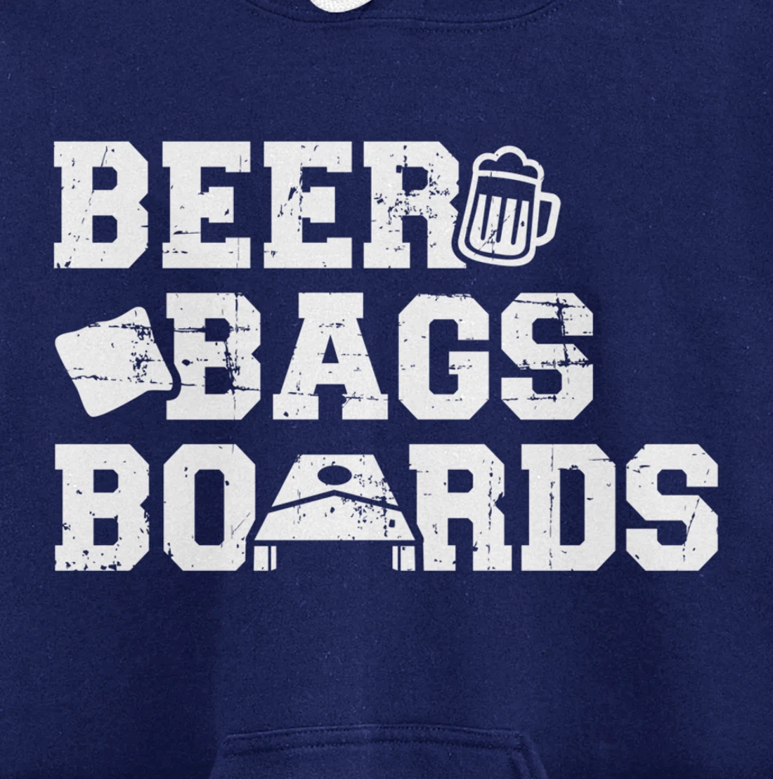 Beer Bags Boards Cornhole Pullover Hoodie