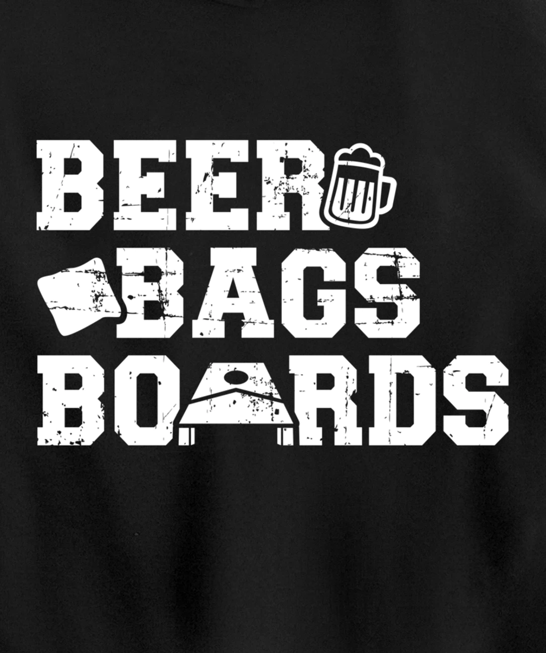 Beer Bags Boards Cornhole Pullover Hoodie