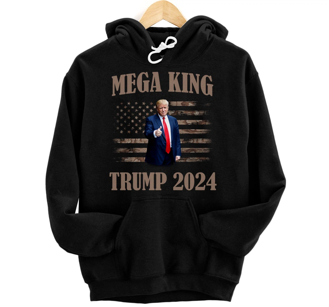 mega king,mega king Trump 2024 Pullover Hoodie