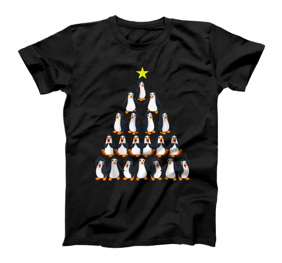 Penguin Christmas Tree Merry Christmas Gift T-Shirt