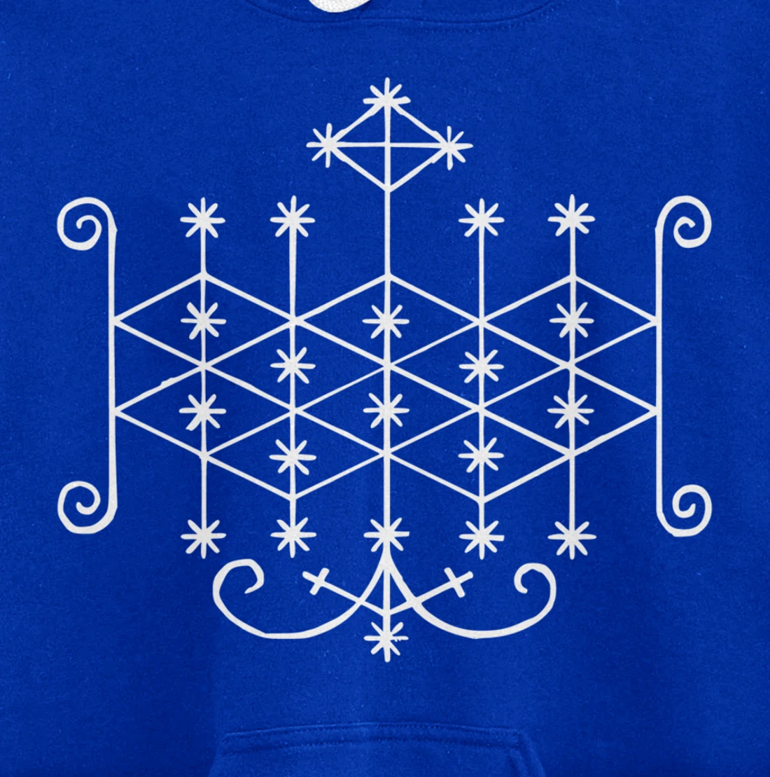 Ogoun Loa Veve Voodoo Symbol Warrior Haitan Ogun Yoruba Pullover Hoodie