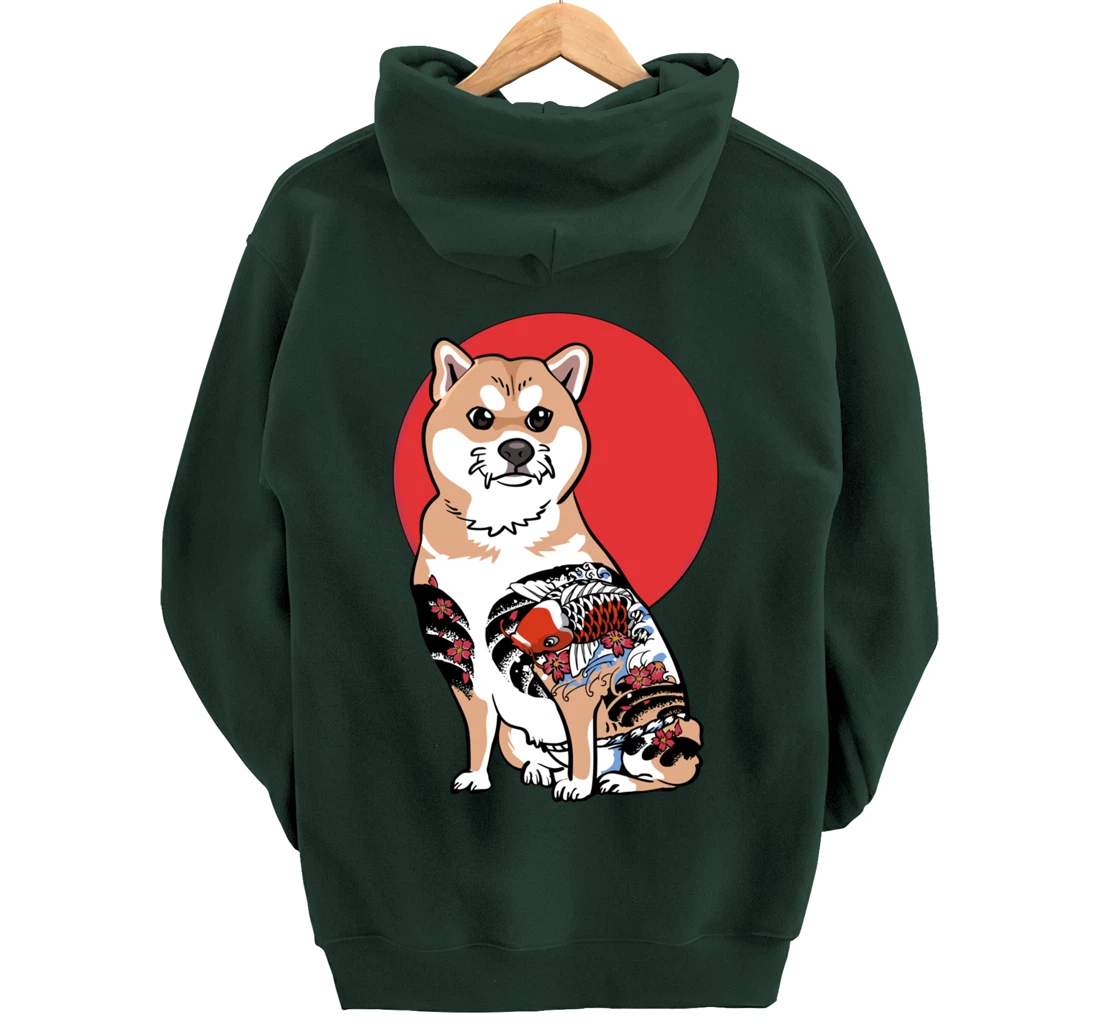 Yakuza Shiba Inu Pullover Hoodie