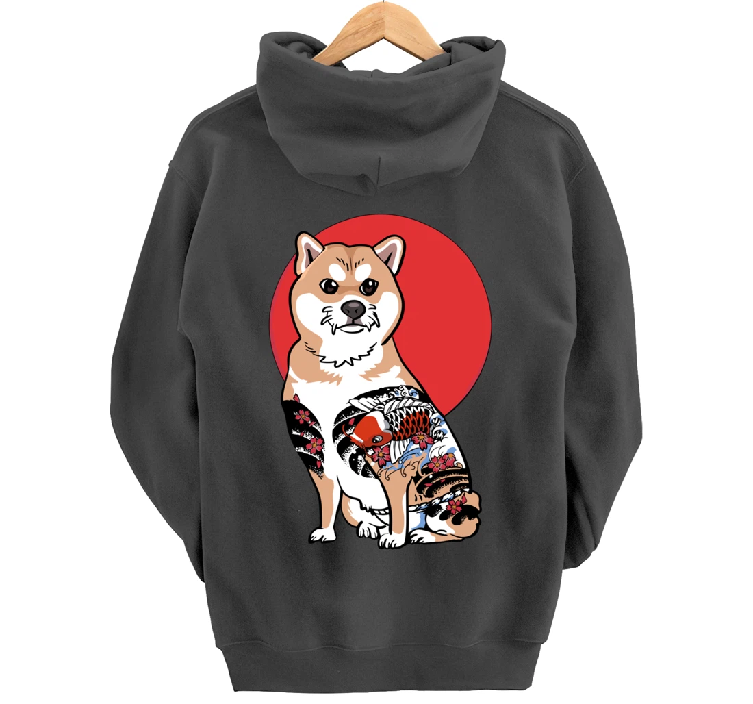 Yakuza Shiba Inu Pullover Hoodie