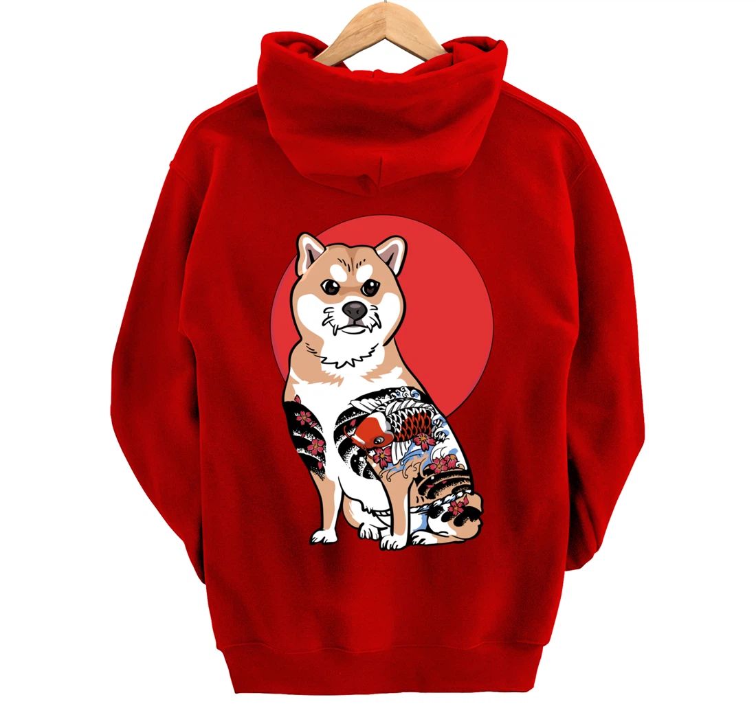 Yakuza Shiba Inu Pullover Hoodie