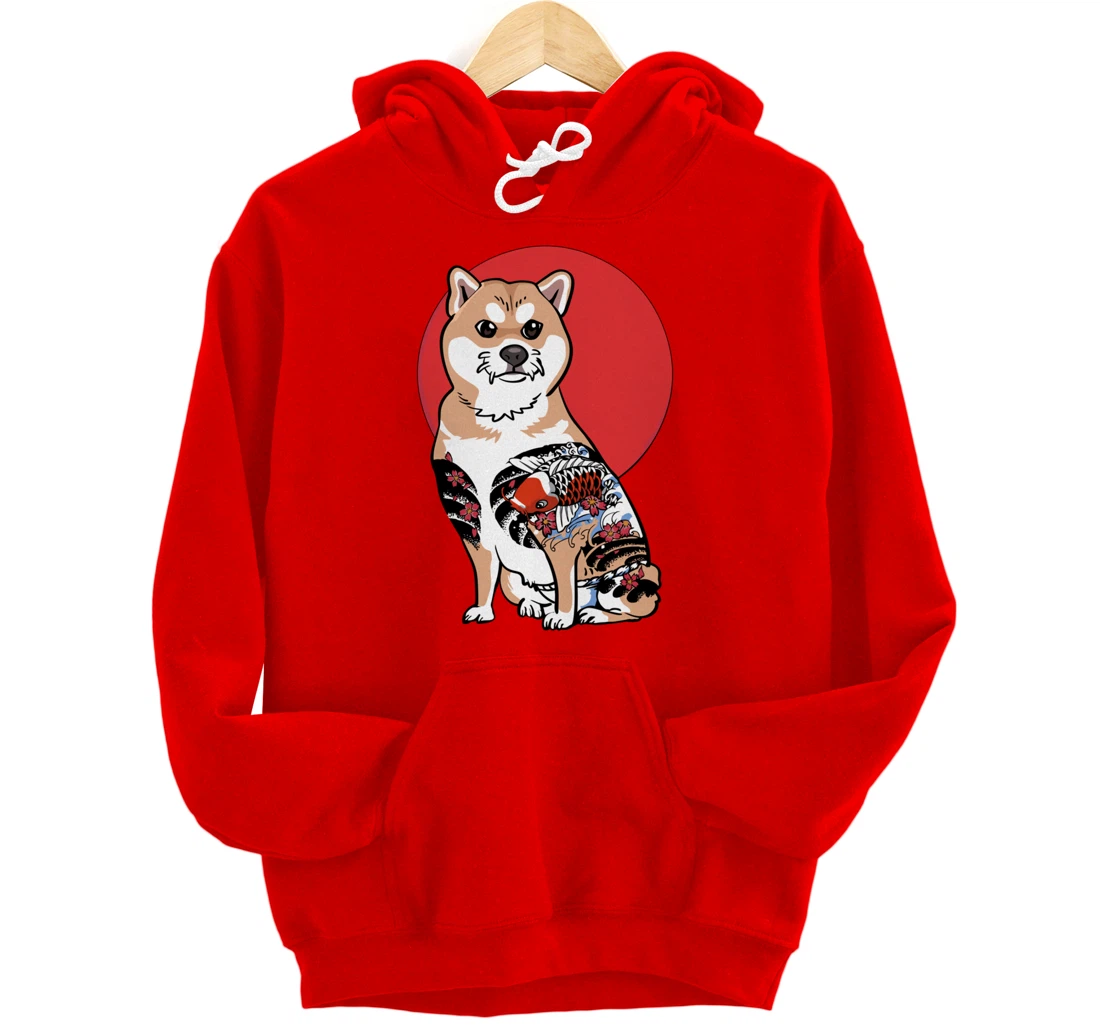 Yakuza Shiba Inu Pullover Hoodie