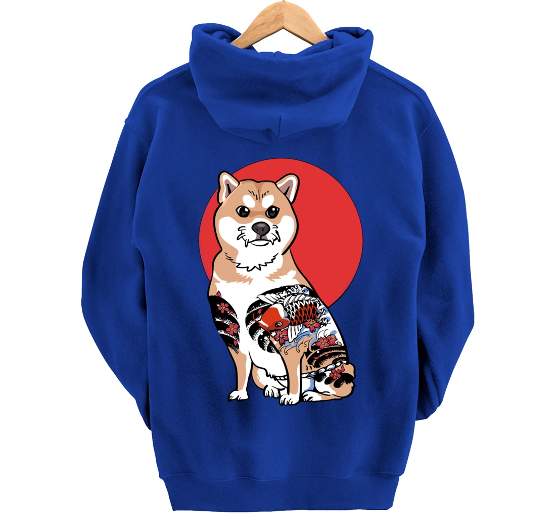 Yakuza Shiba Inu Pullover Hoodie