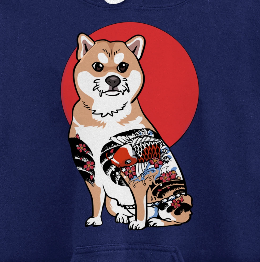 Yakuza Shiba Inu Pullover Hoodie